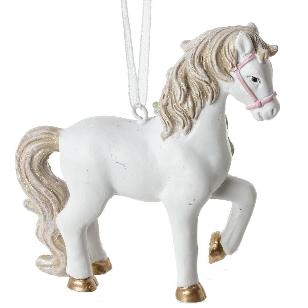 GAEM Фигурка декоративная подвесная "Лошадка", L7 W2 H8 см