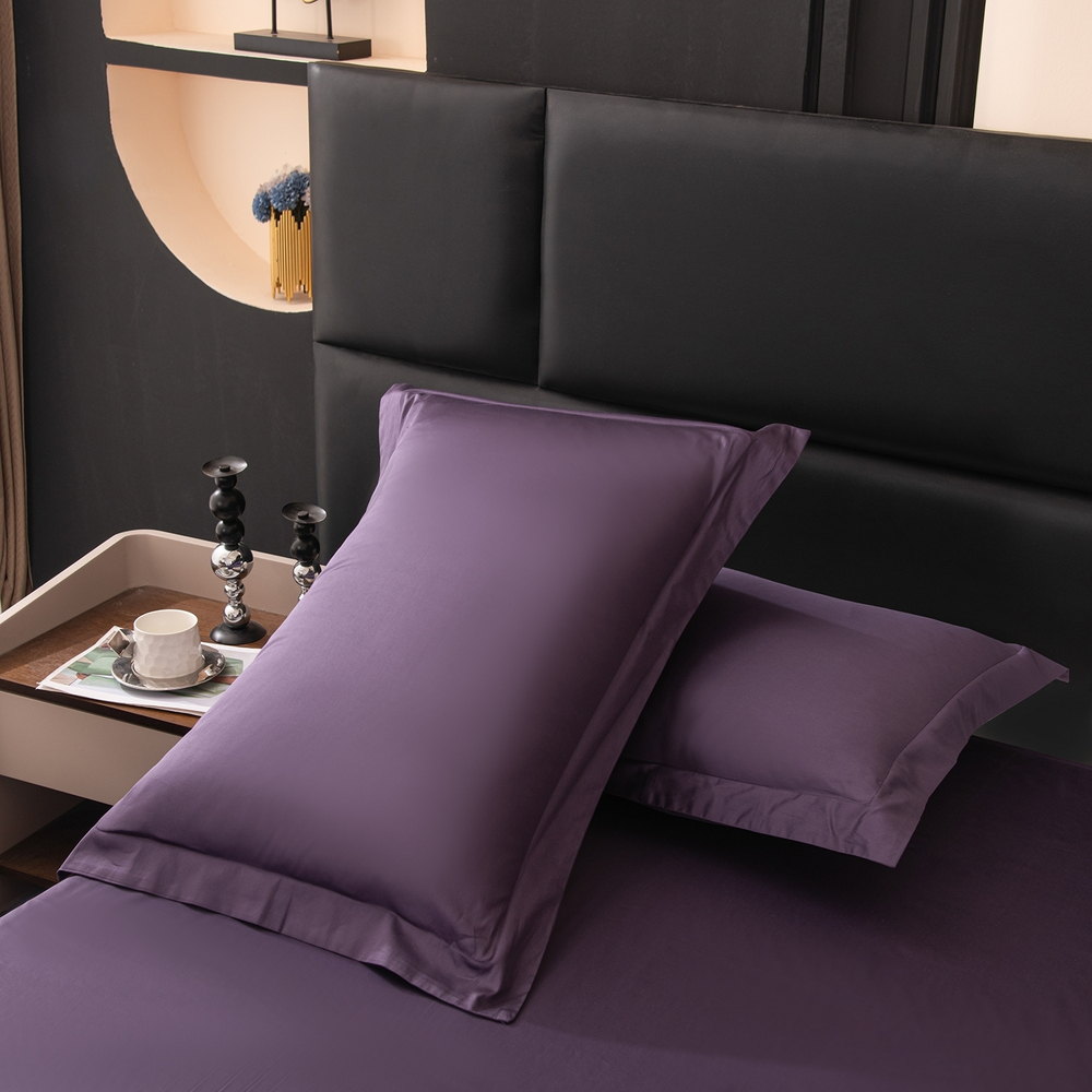 КПБ на резинке Сатин Velvet Premium с Одеялом VPR005, Евро, 4 наволочки, простынь 140*200*25