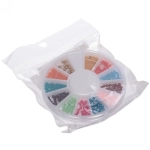 Украшение для нейл-арта «Nail Art Design», бисер, цвет микс, в пакете, 7*7см