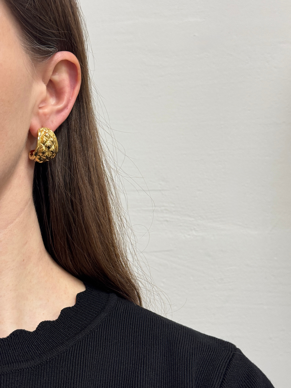 Серьги полукольца