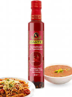 Масло оливковое Dante ПЕРЕЦ Extra Virgin 250 Италия