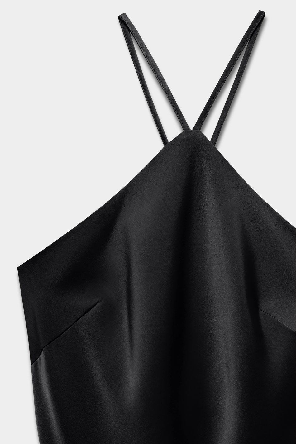 Платье с Х-образным вырезом