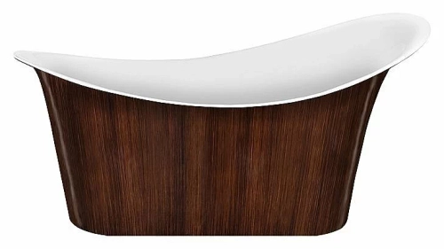Ванна акриловая Lagard Tiffany lgd-tf-bw 175х82.5 белая,коричневая