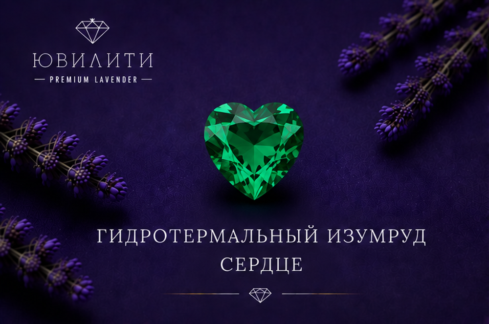 Гидротермальный изумруд Сердце