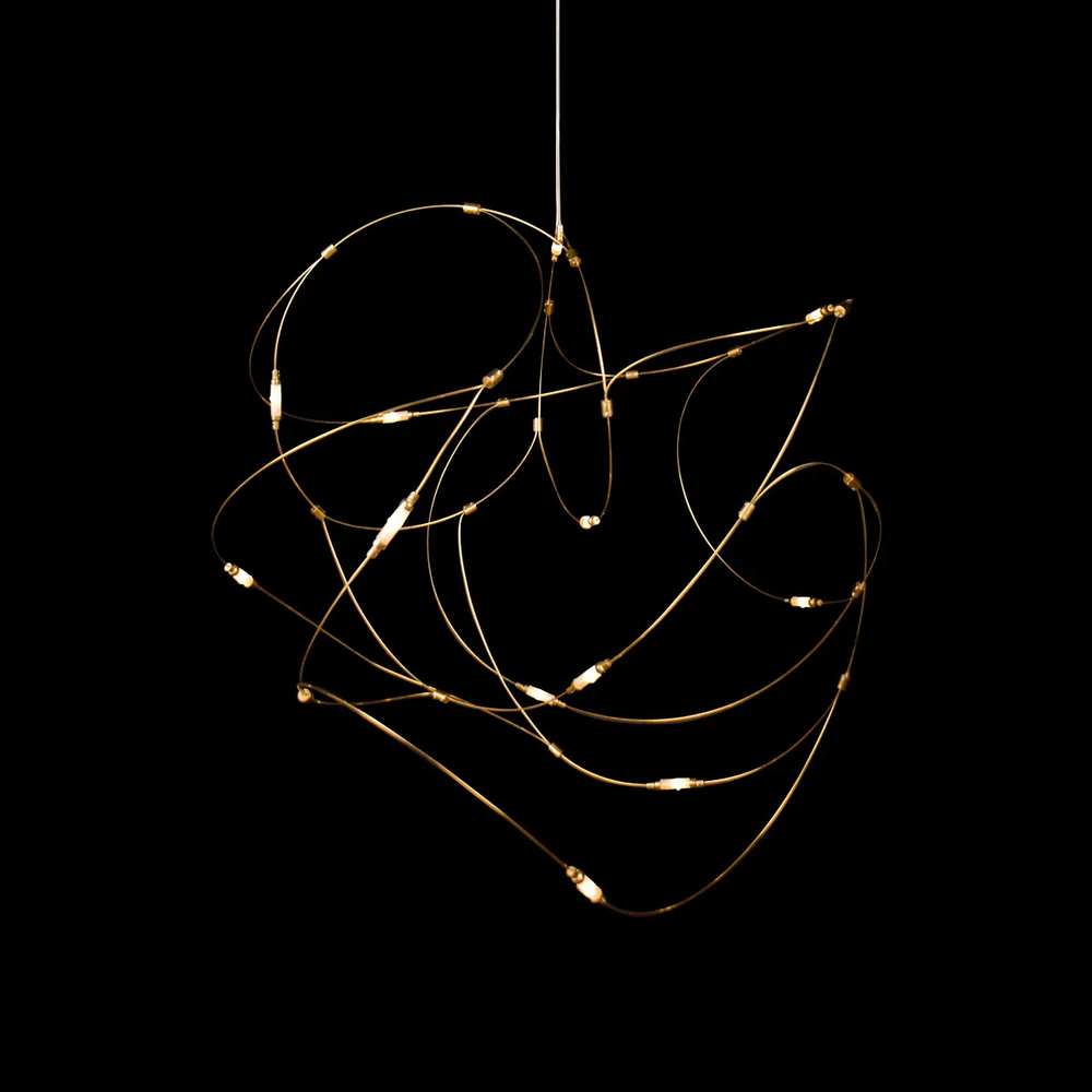 Подвесной светильник 10154P/D800 gold