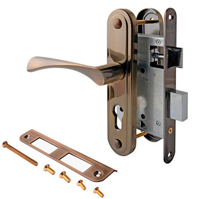 Замок Апекс врезной 1623-AB Б\Ц!!(аналог Димитровград 55мм)