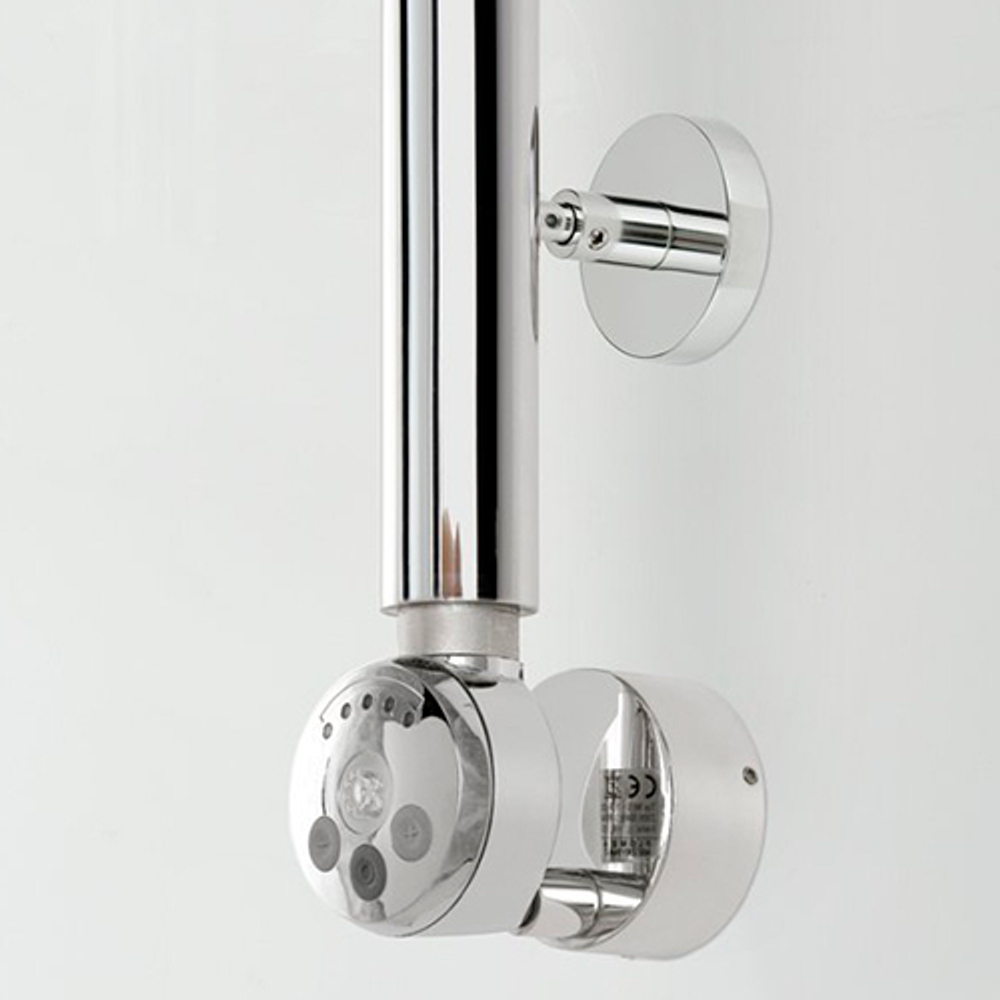 Коробка для скрытого подключения электрических полотенцесушителей, хром