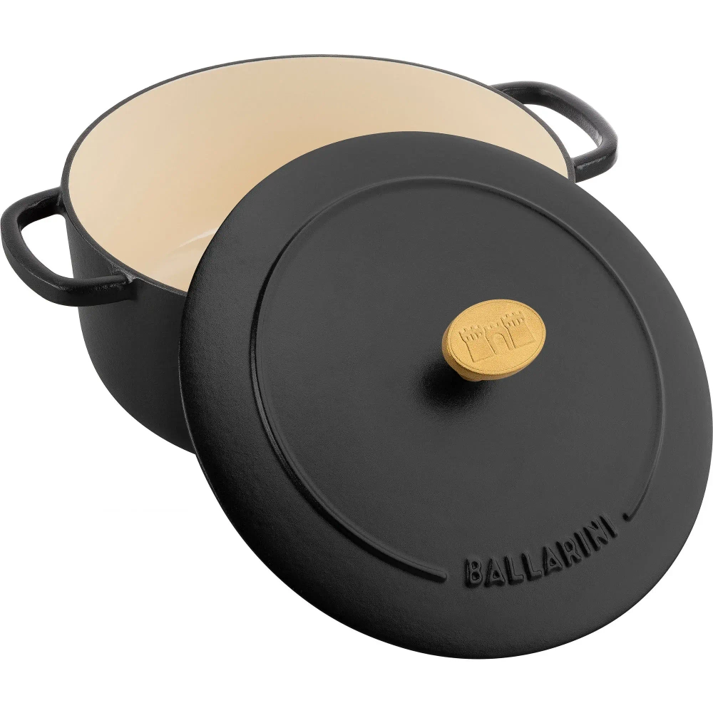 Ballarini Чугунная кастрюля Bellamonte 20 см 2,6 л черная круглая