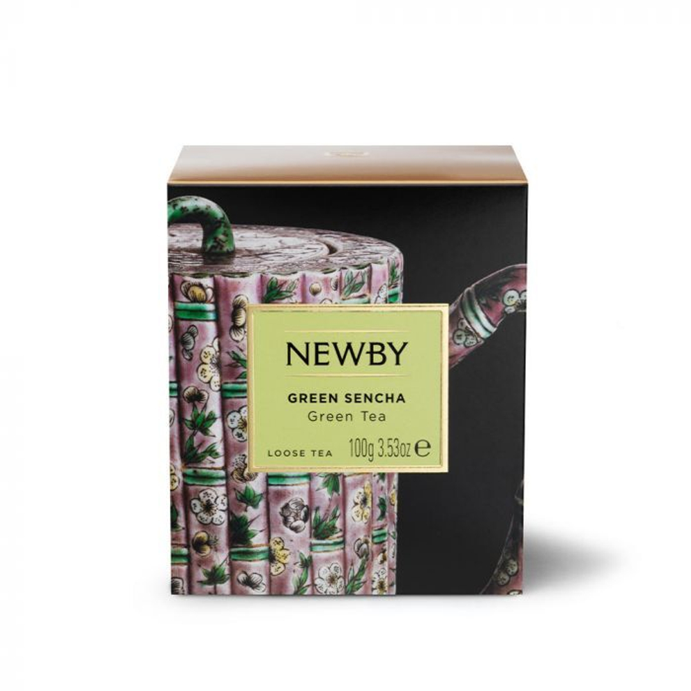 Чай зеленый листовой Newby Зеленая сенча, 100 гр.