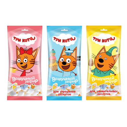 Воздушный зефир для какао Три кота 15 гр