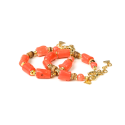 coral bracelet