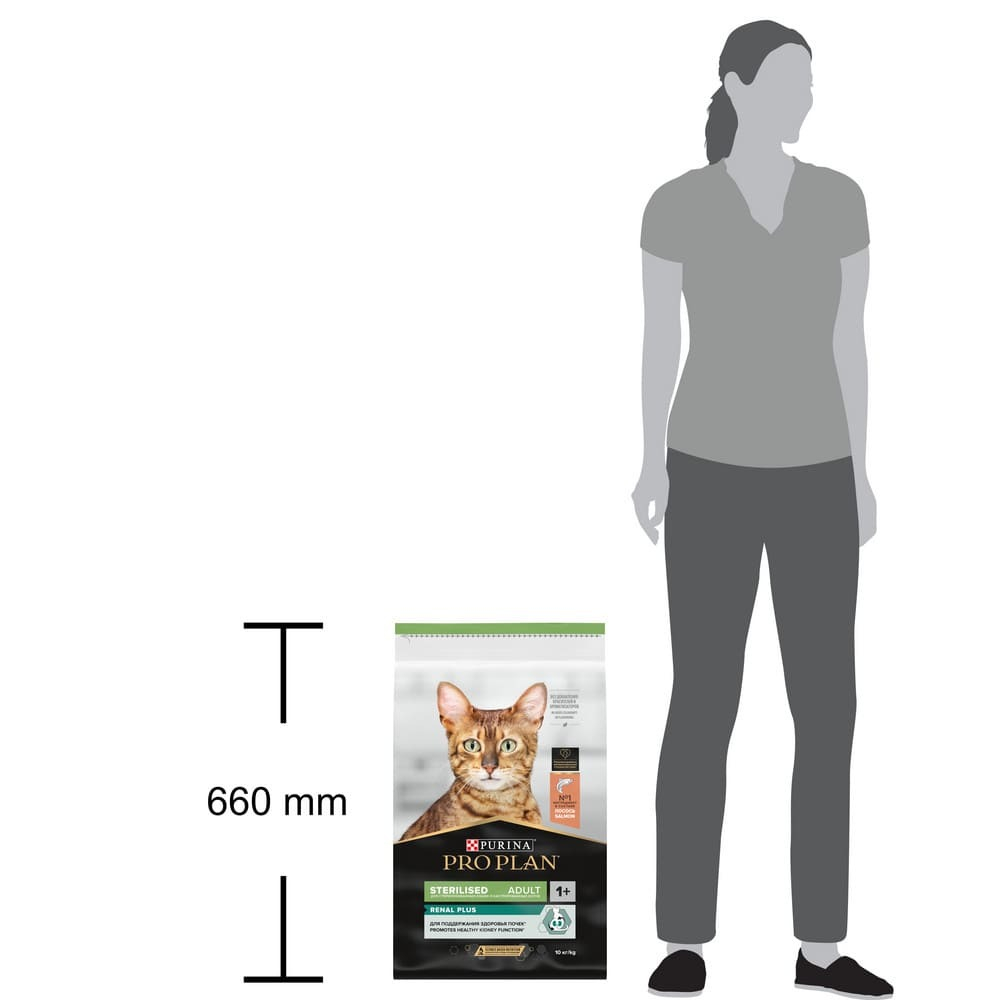 Корм сухой Лосось, для стерилизованных кошек Pro Plan Cat Adult Sterilised , 10кг РАЗВЕСНОЙ
