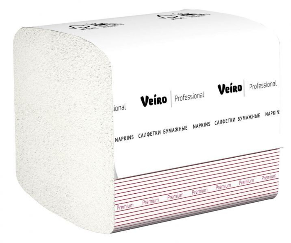 Салфетки для настольных диспенсеров 1-сл, 250л, Veiro Professional Premium 42шт/кор. арт.NZ316