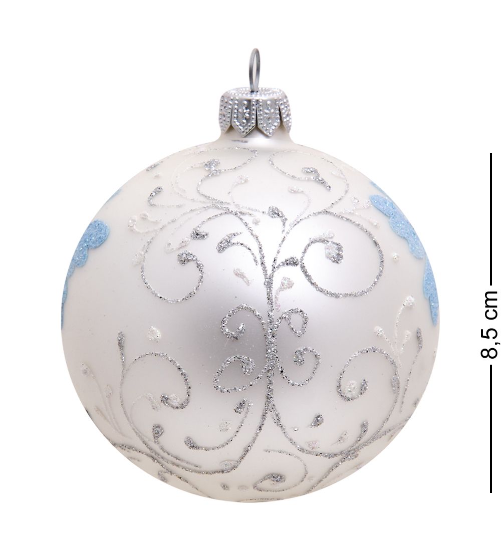 Элита НФШ-1273 Набор ел.украшений Шар 2шт «Маэстро» 80 мм