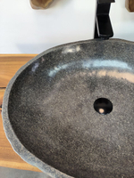 Раковина из речного камня RS-65878 58х48х15 из натурального камня