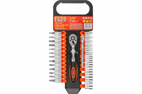 Набор инструментов STARTUL 1/4 6 граней 28 предметов PRO-42814