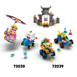Конструктор LEGO Super Mario Mario Kart 72043 интерактивная фигурка Марио и стандартный карт — фото 21