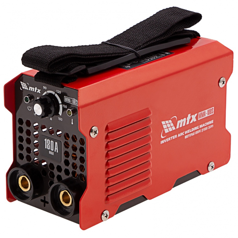 Инверторный аппарат дуговой сварки MMA-180S, 180 А, ПВ60%, диаметр электрода 1,6-4 мм MTX