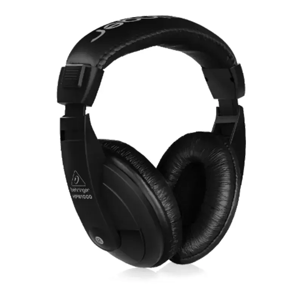 BEHRINGER HPM1000-BK - закрытые, динамические мониторные наушники, 20-20000 Гц (чёрные).