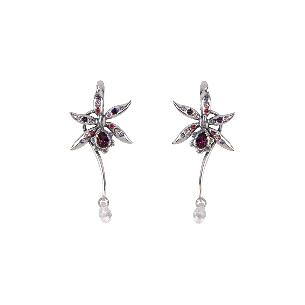 "Мильтассия" серьги  из коллекции "Королева ночи" от Jenavi