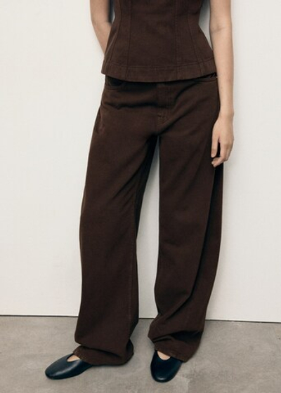 Джинсы barrel со средней посадкой