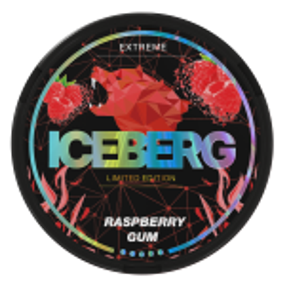 ICEBERG 130 MG - RASPBERRY GUM Малиновая жвачка