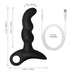 Вибромассажёр 10 режимов вибрации, l рабочей части 110 мм d 34 мм, арт. ek-2507