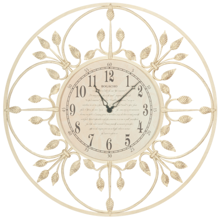 Часы настенные London Time большие Айвори