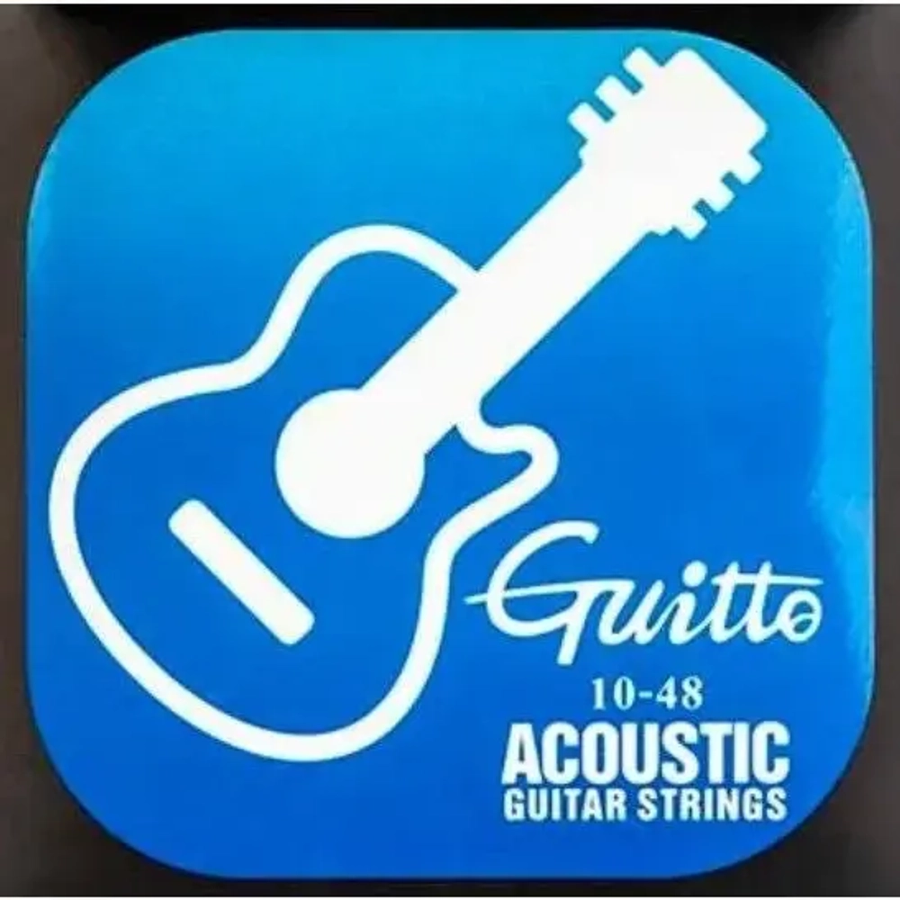 Guitto GSA-010 комплект струн для акустической гитары, 10-48.
