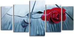 Модульная картина "Элегантная роза"