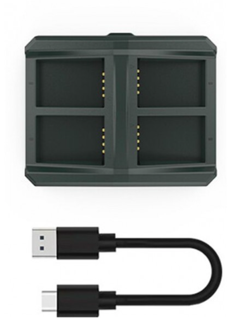4-х постовая зарядная станция Hollyland для аккумуляторов серии Solidcom C1 (USB Type-C)