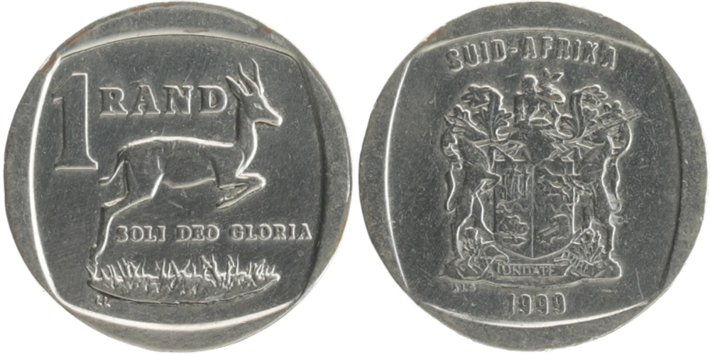ЮАР 1 ранд, 1996-2000 SUID-AFRIKA XF