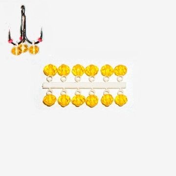 Подвес-серьга МИКРО-БИС КРИСТАЛЛ желт. прозрачн. 4.2мм К 12шт.