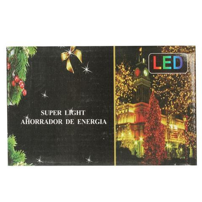 Электрогирлянда LED цветная с насадкой Снежинки, длина насадки 5,8см, 28 ламп, 5м, 1 р.м.