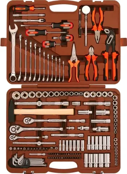 Ombra OMT150S (OMT150S18) Набор инструмента универсальный 1/4", 3/8" и 1/2"DR, 150 предметов