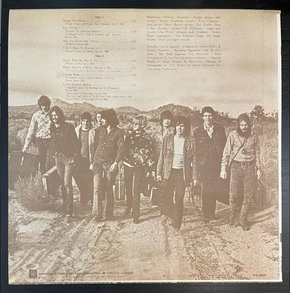 Delaney & Bonnie & friends with Eric Clapton- On tour (Япония 1973г.)
