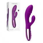 Фиолетовый вибромассажер-кролик 20,2см Le Wand Blend Purple LW-040-CHR