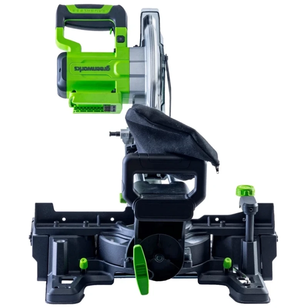 Аккумуляторная торцовочная пила Greenworks GD24MS216 (1 x 5 Ач, ЗУ) 1501707UG