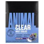 Animal, Прозрачный изолят сыворотки, голубика и асаи, 9 отдельных пакетиков по 25 г (0,05 фунта)