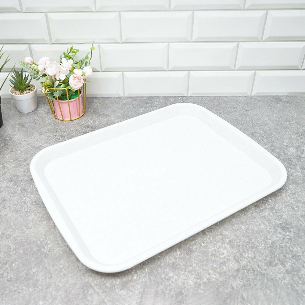 Поднос 47*36,5см мрамор