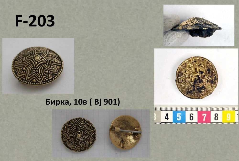Фибула. Бирка 10 в.
