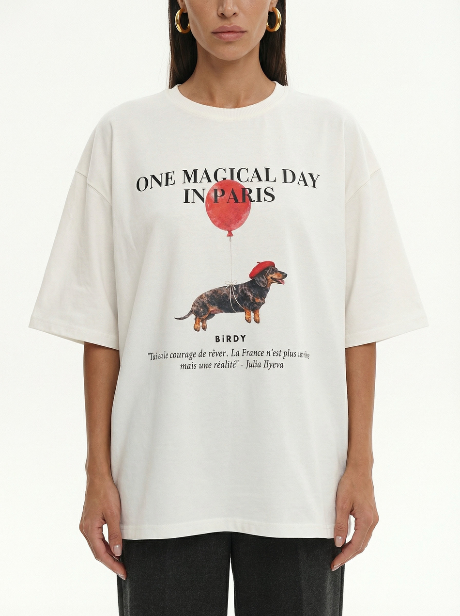 Футболка MADEMOISELLE | Молочный