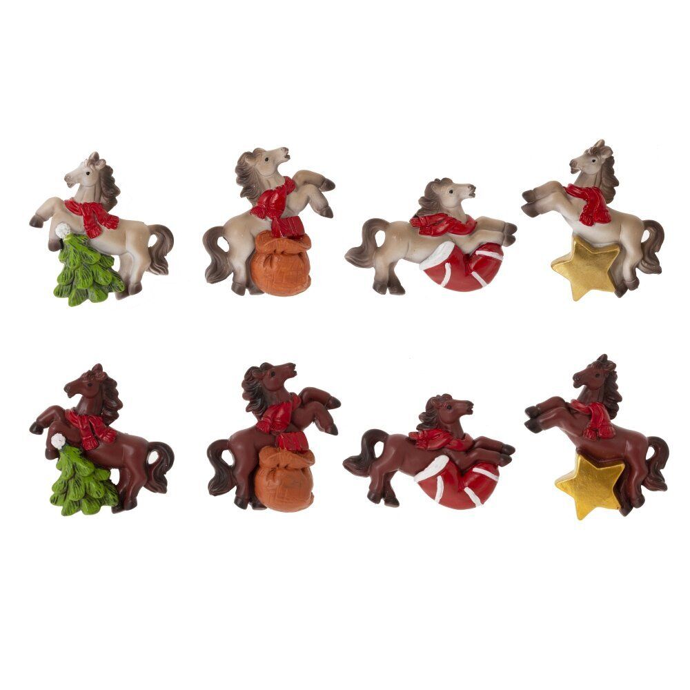 GAEM Магнит "Лошадка", L7 W2 H5 см, 8в.