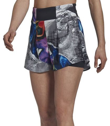 Женские Шорты теннисные Adidas Tennis US Series Ergo Printed Shorts - разноцветный