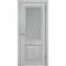 Купить Дверь экошпон ЛУ-162 серая остеклённая