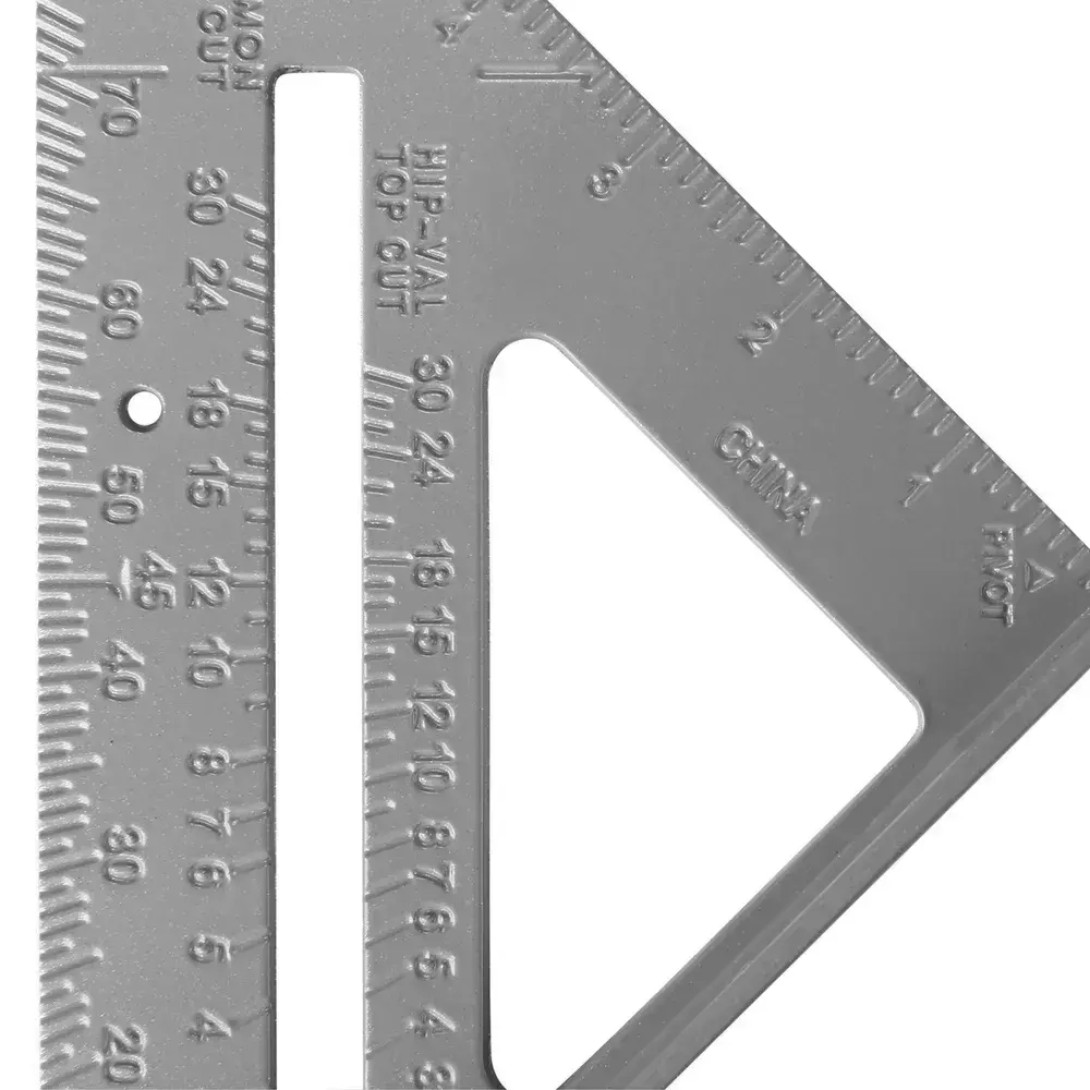 Линейка/угольник 260мм, Алюминий