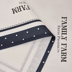 НАБОР САЛФЕТОК ИЗ 2-Х ШТ "FAMILY FARM" ,40Х40СМ,СИНИЙ,100% ХЛОПОК,ТВИЛ