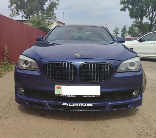 Юбка ALPINA переднего бампера V.1  для BMW 7 F01 F02