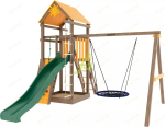 Детская площадка с качелями гнездо