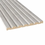 Стеновая реечная панель Альберо, Эко-шпон Дуб нордик, 120*16*2750 мм